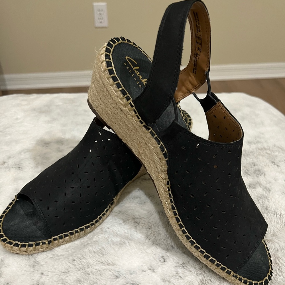 Clarks Cork Wedges